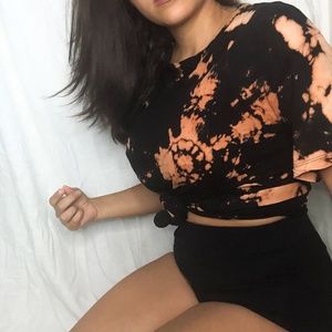 Oversized tie-dye tee